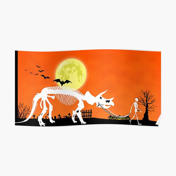 "Skeleton pulling a dinosaur Skeleton riding a dinosaur bones