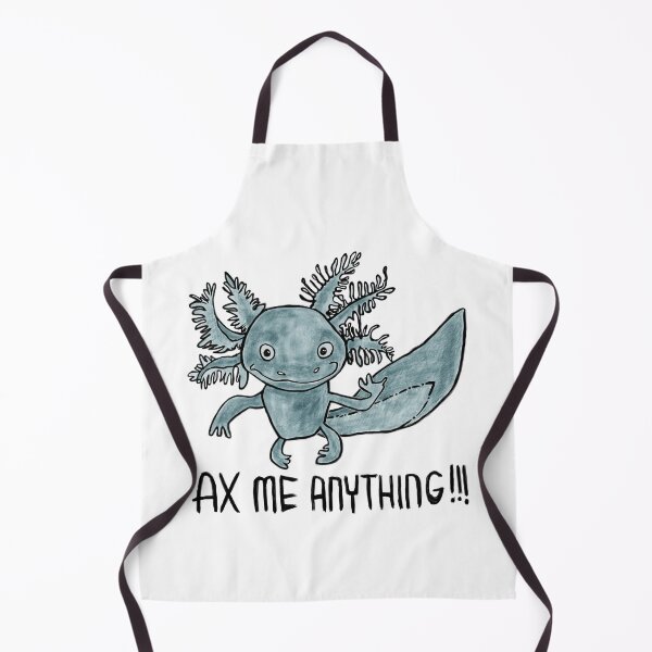 Item preview, Axolotl Pun, Ax Me Anything designed and sold by badlydrawnbabe.
