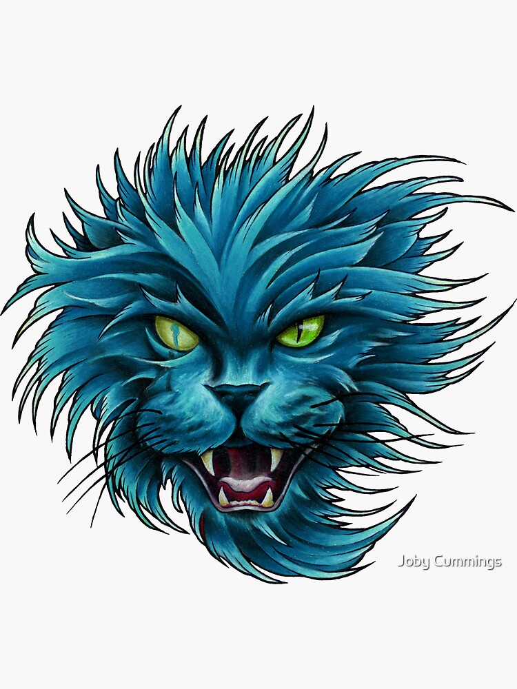 Thumbnail 3 of 3, Sticker, Alley Cat Isolated designed and sold by jabwai.