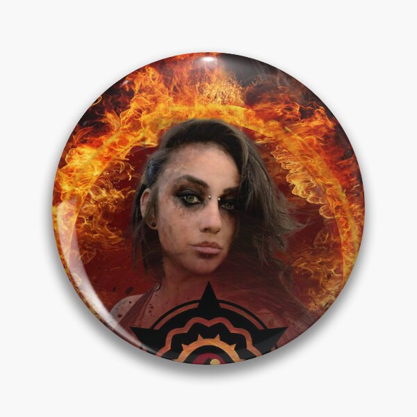 Item preview, Flaming Bloodshot Belle designed and sold by BloodshotBelle.