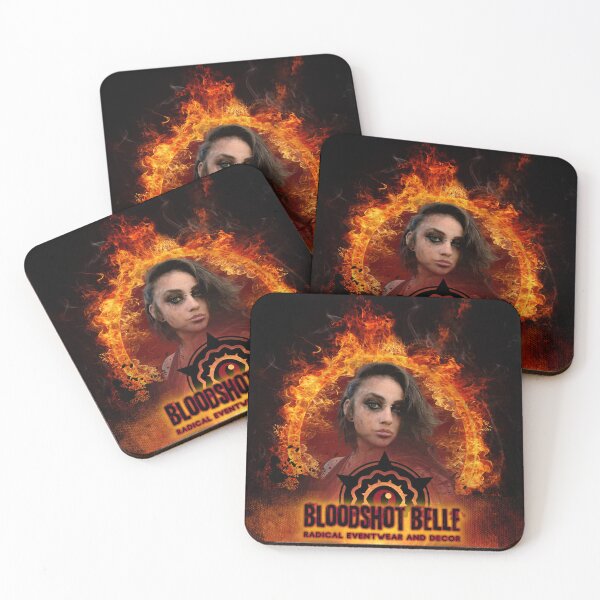 Item preview, Flaming Bloodshot Belle designed and sold by BloodshotBelle.