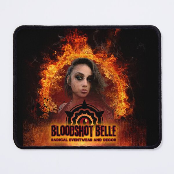 Item preview, Flaming Bloodshot Belle designed and sold by BloodshotBelle.