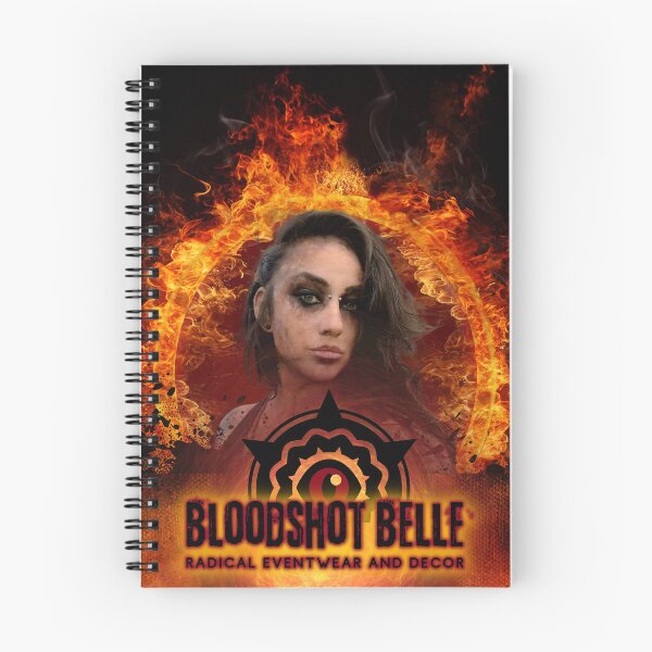 Item preview, Flaming Bloodshot Belle designed and sold by BloodshotBelle.