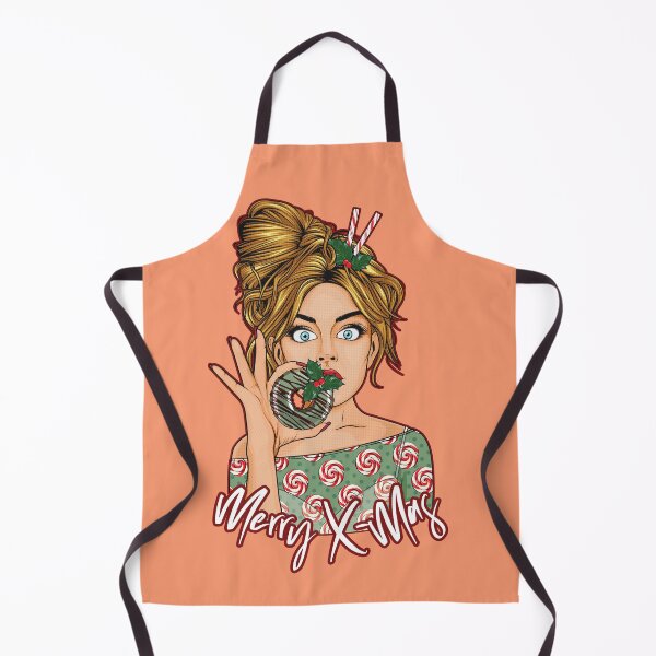 Artikelvorschau, Christmas Donut Girl - Cookie, Merry X-Mas, Ho Ho Ho, Candy Girl, Peppermint Candy, AKBubblegum entworfen und verkauft von AKBubblegum.