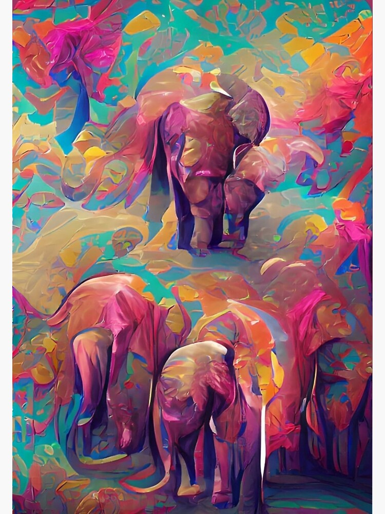 "Indian Elephants" Poster for Sale by Serena-F | Redbubble