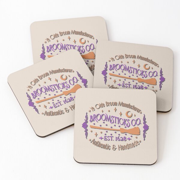 Item preview, Colorful Broomsticks Co, Cool Halloween Design, One Of Matching Four Shadow Text designed and sold by TrulyEpoque.