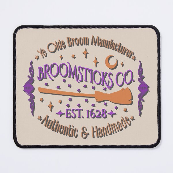Item preview, Colorful Broomsticks Co, Cool Halloween Design, One Of Matching Four Shadow Text designed and sold by TrulyEpoque.