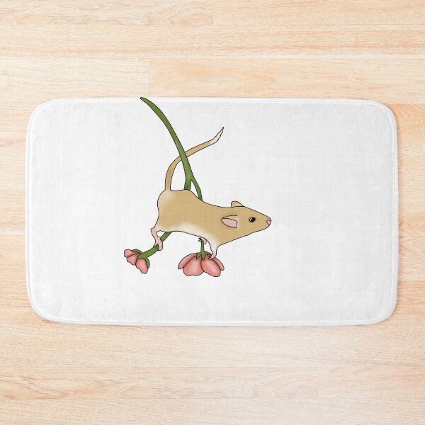 Item preview, Cute golden gerbil on a flower designed and sold by Becky-Marie.