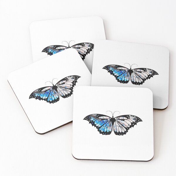 Item preview, Blue Neon Butterfly with Patterns designed and sold by Dven-Clothes.