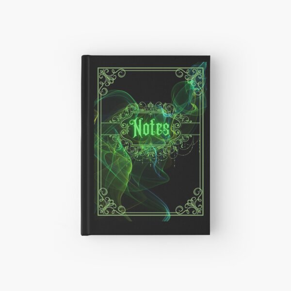 Green gothic Hardcover Journal