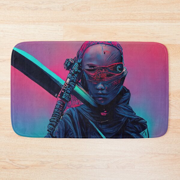 Item preview, The wandering player - Cyberpunk ninja designed and sold by ltviuo.