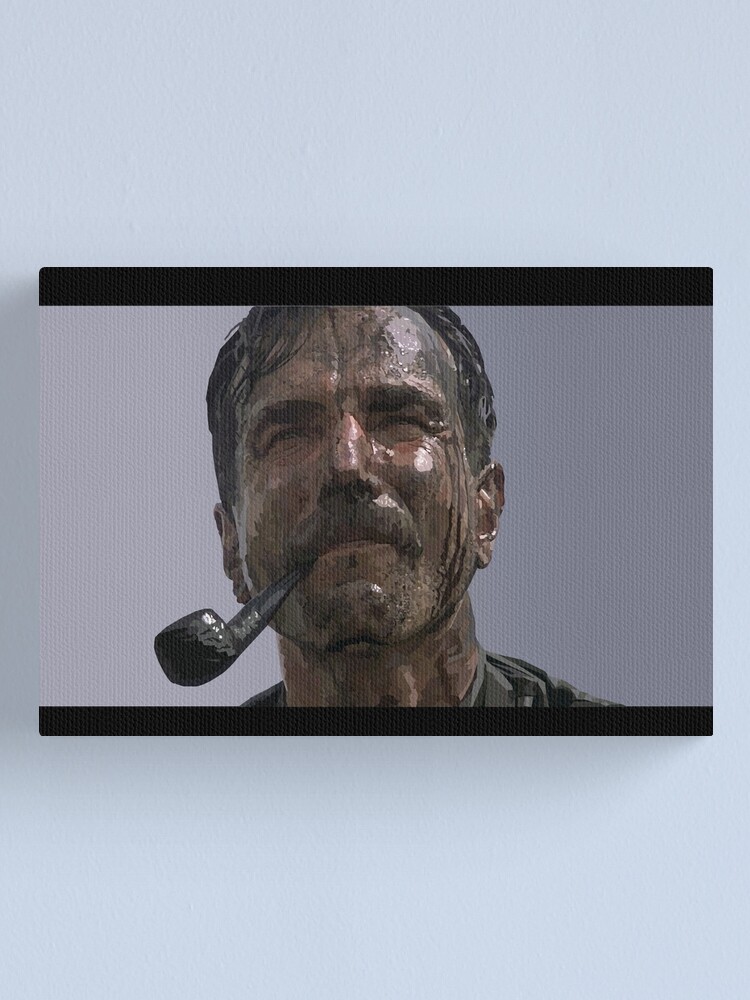 "Daniel Plainview There Will Be Blood" Canvas Print by PrestoJoe