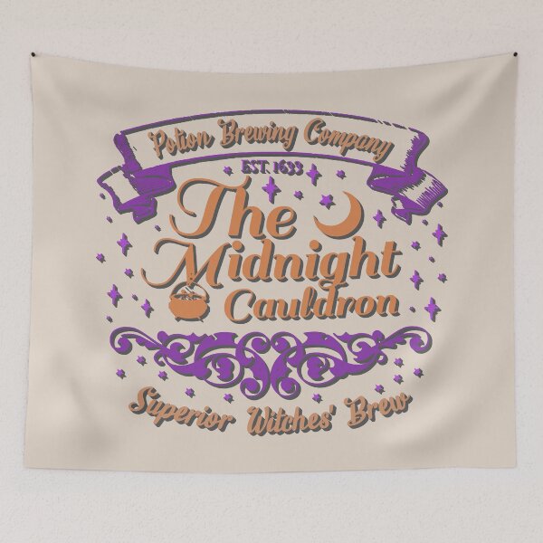 Item preview, Colorful The Midnight Cauldron, Cool Halloween Design, One Of Matching Four Shadow Text designed and sold by TrulyEpoque.