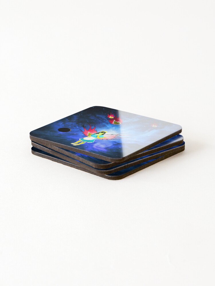 Thumbnail 4 of 5, Coasters (Set of 4), Fallen Angel designed and sold by Rene-Marquez.