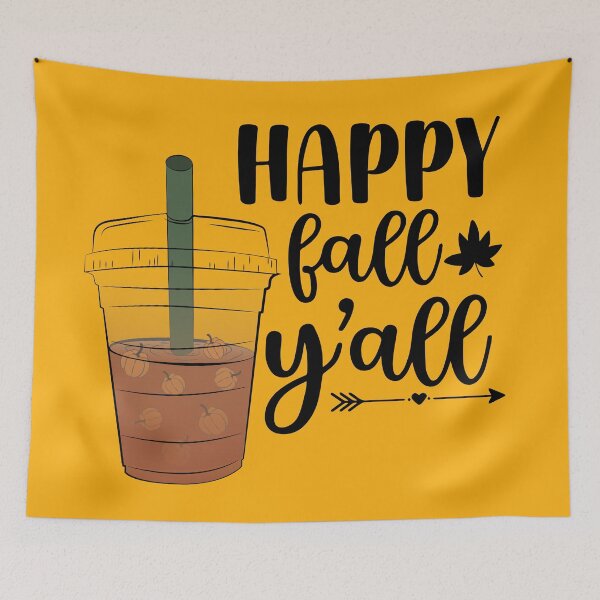Item preview, Happy Fall Y'all  designed and sold by AmazingArtMandi.