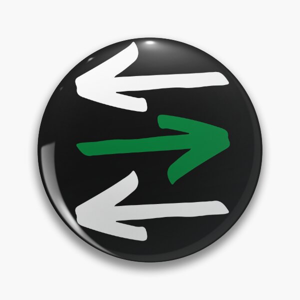 Item preview, Green and white arrows designed and sold by sedrox.