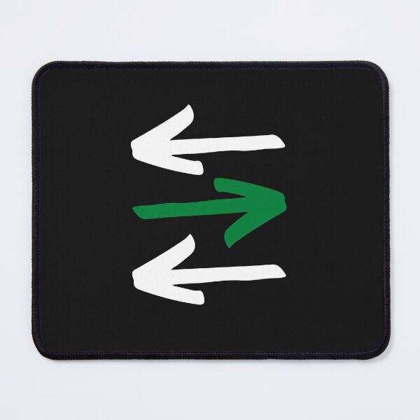 Item preview, Green and white arrows designed and sold by sedrox.