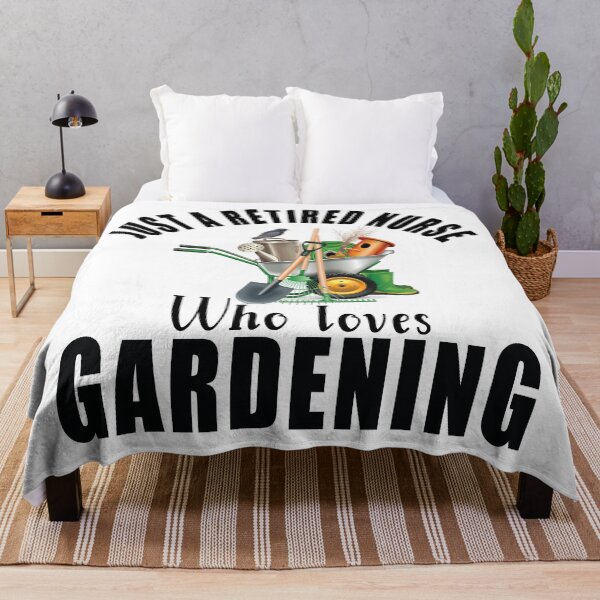 Item preview, Just a retired nurse who loves gardening designed and sold by TaraGbear.
