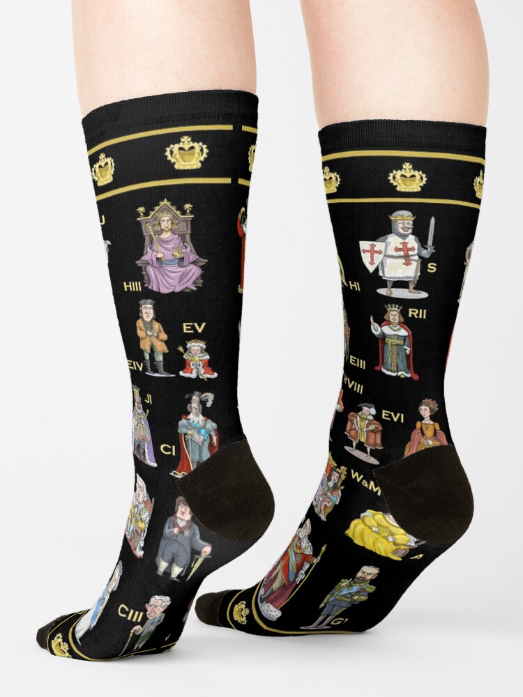 Alternate view of British Monarchs: The Complete Set (Updated 2022) Socks