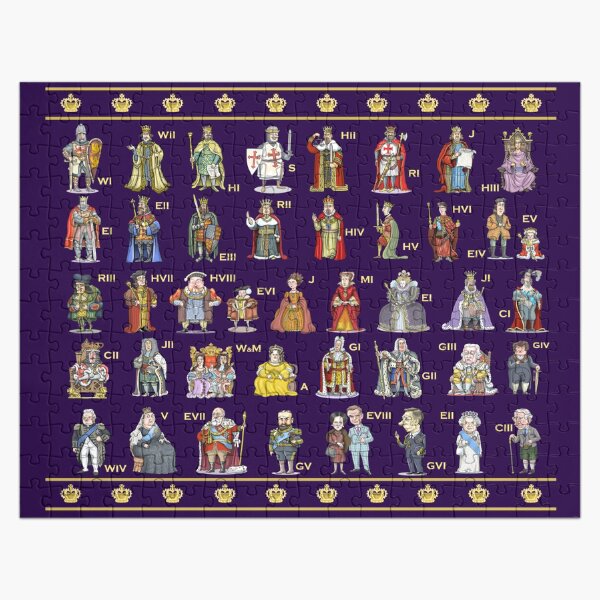British Monarchs: The Complete Set (Updated 2022) Jigsaw Puzzle