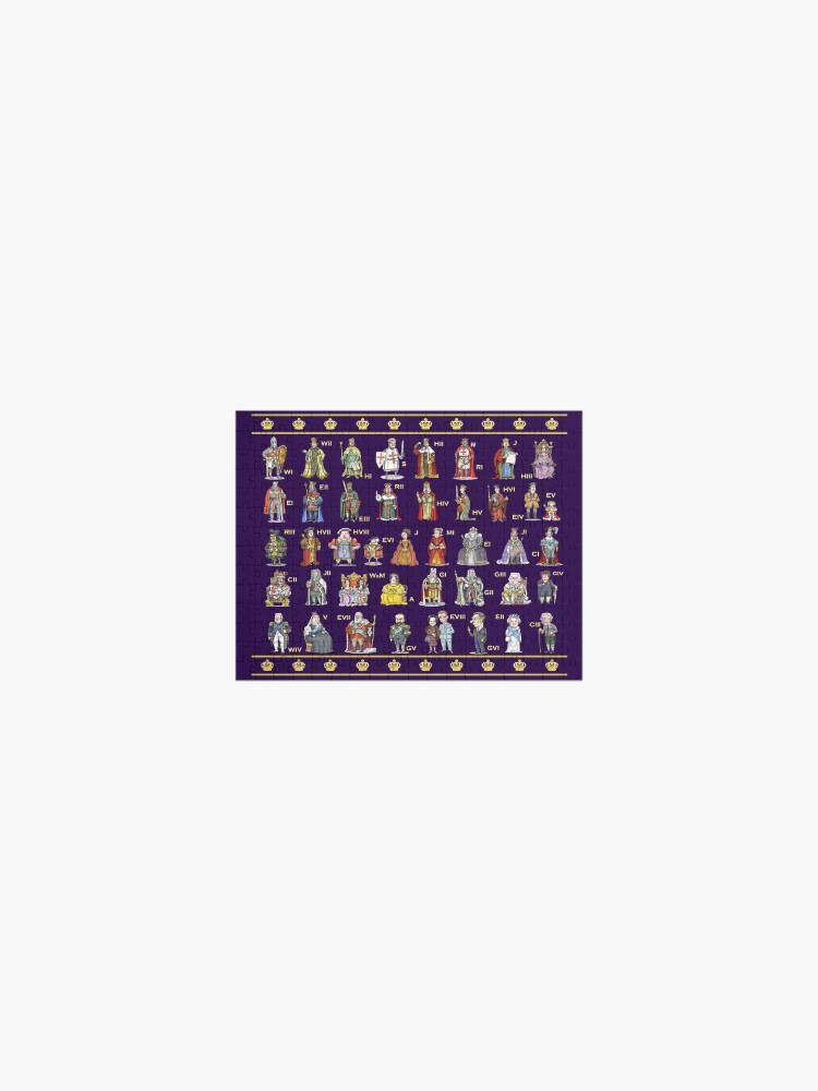Thumbnail 1 of 3, Jigsaw Puzzle, British Monarchs: The Complete Set (Updated 2022) designed and sold by MacKaycartoons.