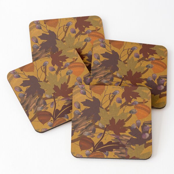 Item preview, Pine Cones, Acorns, Fall Leaves Beautiful Textures by Cherie(c)2022 designed and sold by CheriesArt.