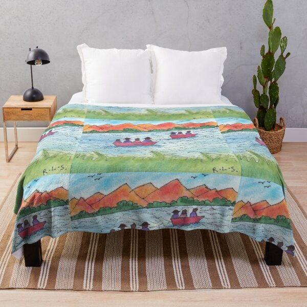 Item preview, Burning Mountains Boating designed and sold by ArtistRebeccaLS.
