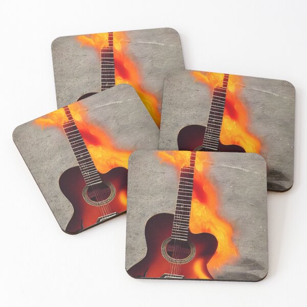 Aperçu de l'œuvre Guitar on Fire créée et vendue par BryanWhipple.