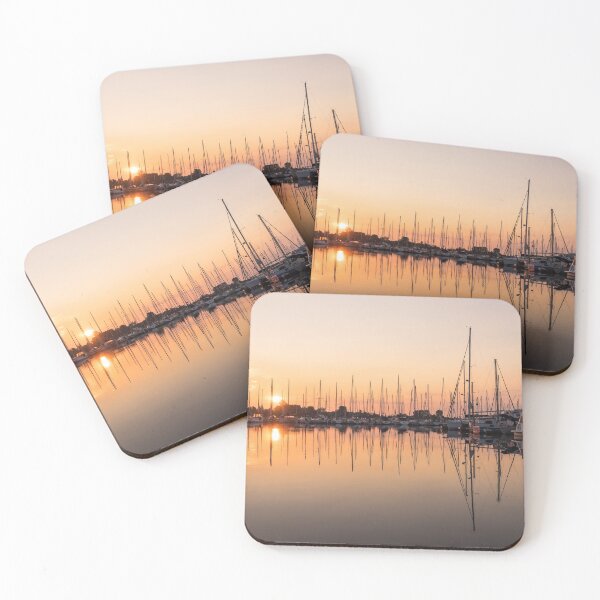 Item preview, Symmetrical Peace - Catching the Sunrise at the Yacht Club designed and sold by Georgia Mizuleva.