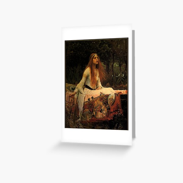 Pre Raphaelite Greeting Card