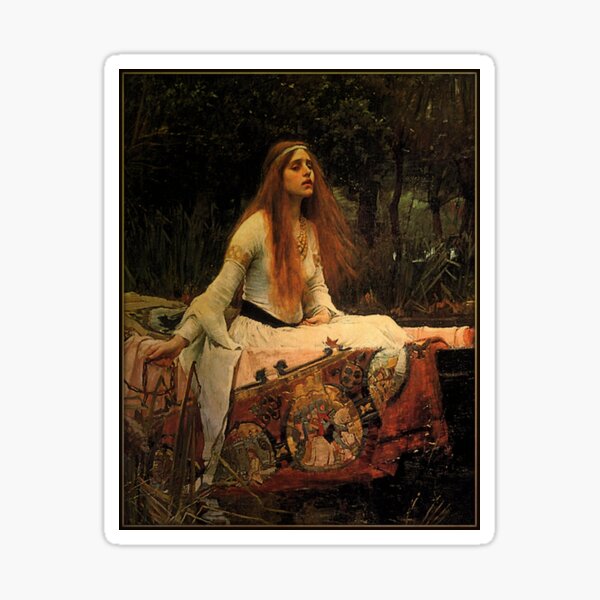 Pre Raphaelite Sticker