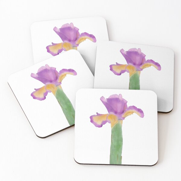 Item preview, Iris Flower Single designed and sold by Mina Sakatani.