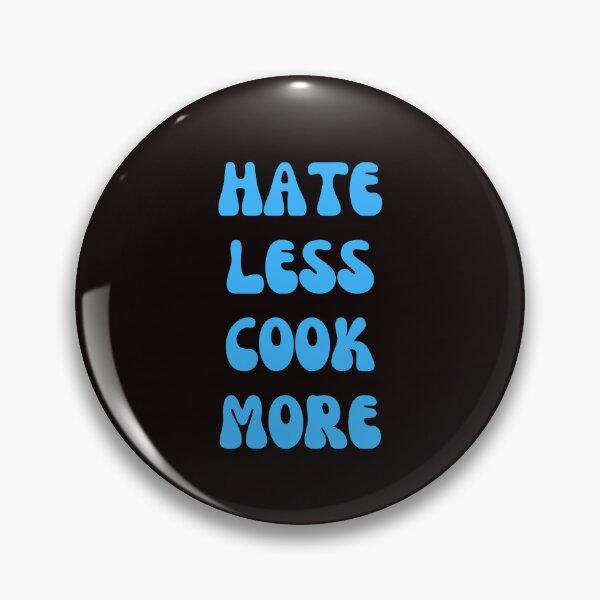 Item preview, Hate Less Cook More Chef Cooking Home Cook Peace Lover  designed and sold by MagicSD Designs.