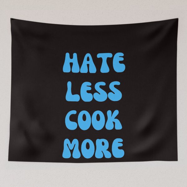 Item preview, Hate Less Cook More Chef Cooking Home Cook Peace Lover  designed and sold by MagicSD Designs.