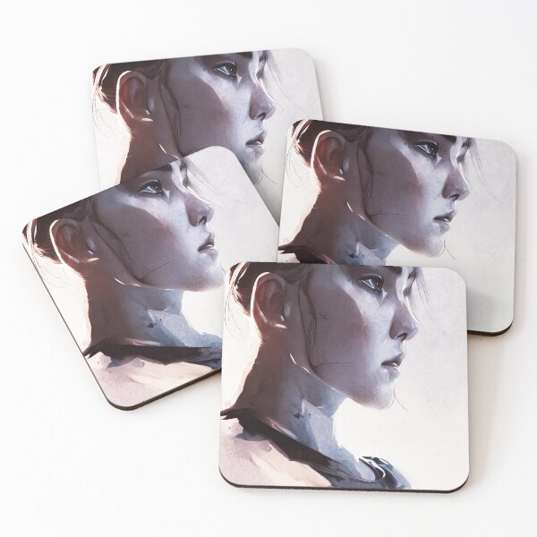 Item preview, Florence Pugh - Grey Portrait designed and sold by Splatter-arts.