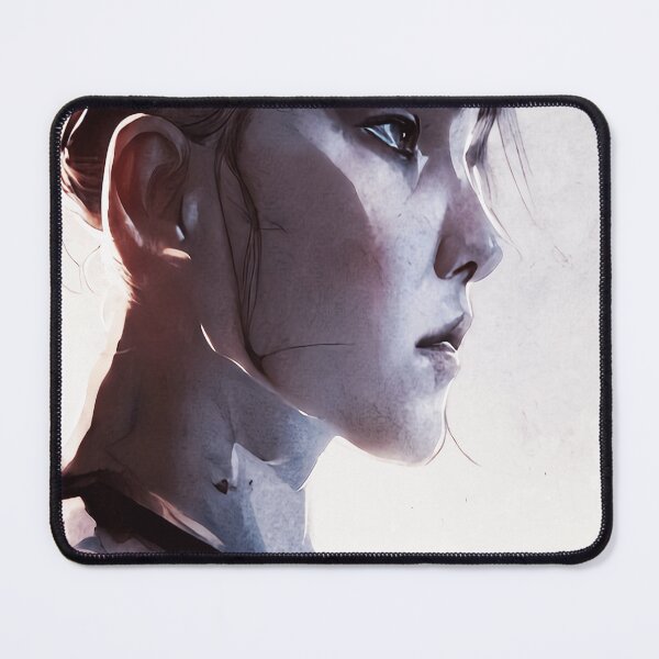 Item preview, Florence Pugh - Grey Portrait designed and sold by Splatter-arts.