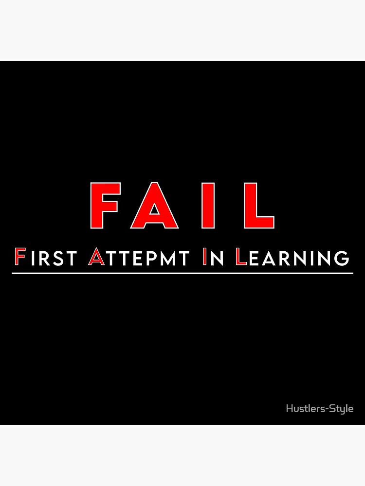 Póster «Primer intento motivacional en el diseño de aprendizaje» de HustlersStyle Redbubble