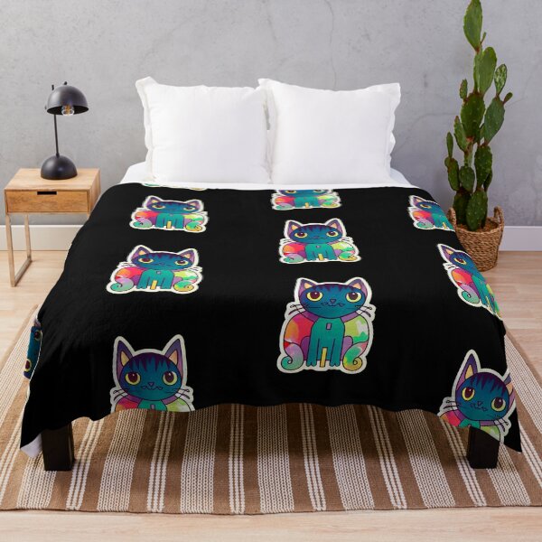 Item preview, Cat cut fullcolor sticker styles Galaxy designed and sold by ComicsFactory.