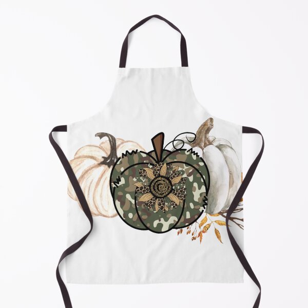 Item preview, Pumpkin Trio Green Camo and White with Fall Flower designed and sold by LanaDevon.