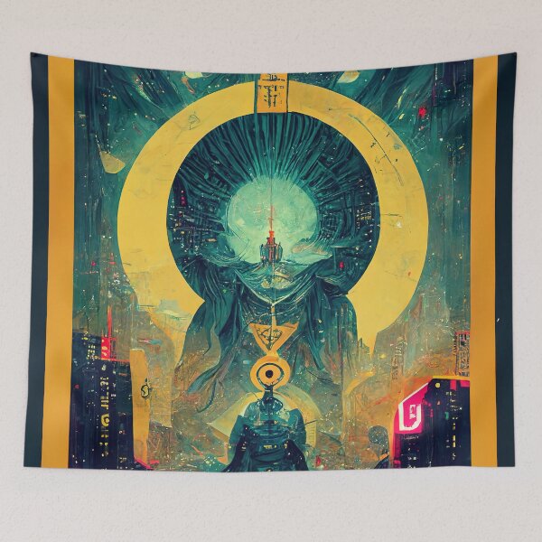 Item preview, Cyberpunk Tarot 01  designed and sold by ltviuo.