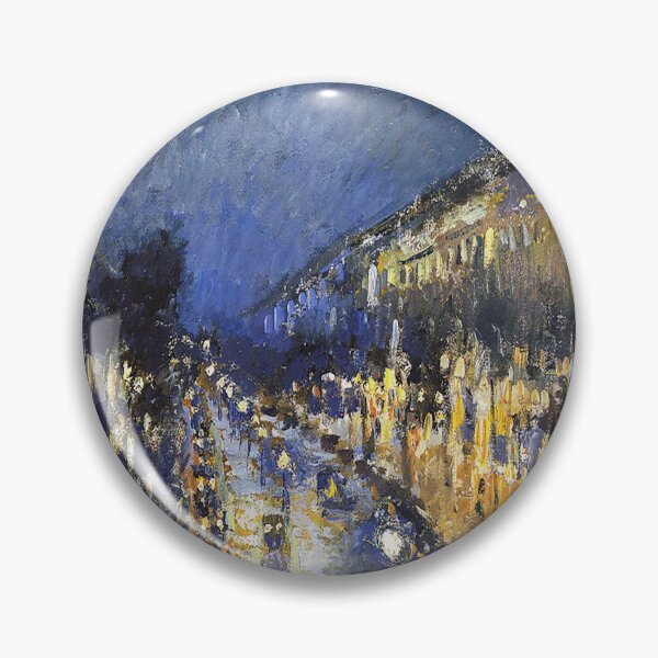 Item preview, Camille Pissarro - The Boulevard Montmartre at Night designed and sold by MARWA-STORE.