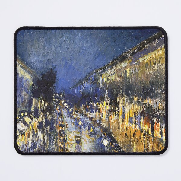 Item preview, Camille Pissarro - The Boulevard Montmartre at Night designed and sold by MARWA-STORE.