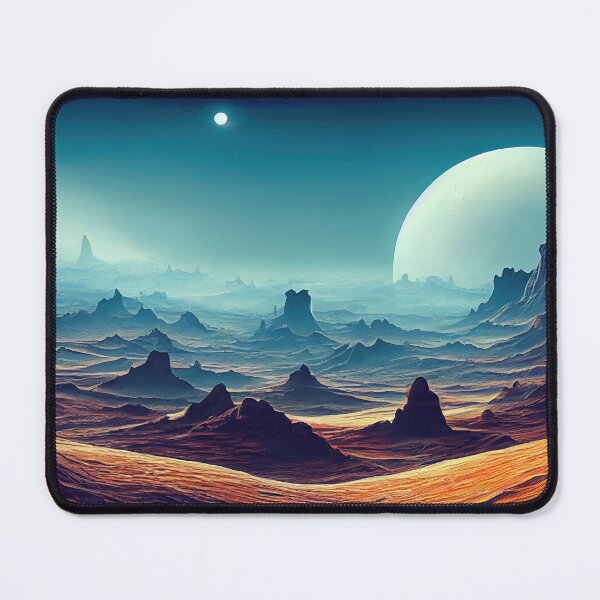 Item preview, Alien planet fantasy landscape designed and sold by mrlongfield.