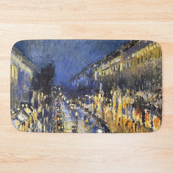 Item preview, Camille Pissarro - The Boulevard Montmartre at Night designed and sold by MARWA-STORE.