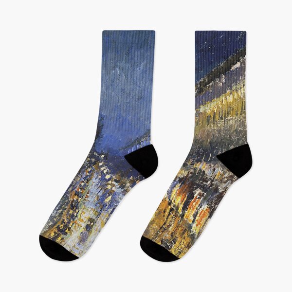 Item preview, Camille Pissarro - The Boulevard Montmartre at Night designed and sold by MARWA-STORE.