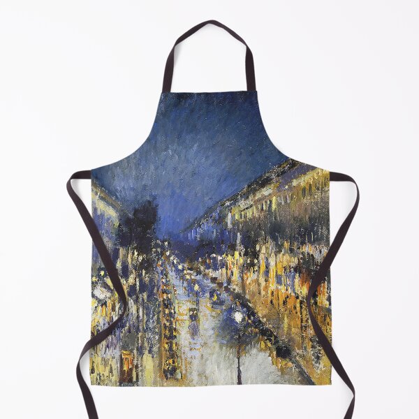 Item preview, Camille Pissarro - The Boulevard Montmartre at Night designed and sold by MARWA-STORE.