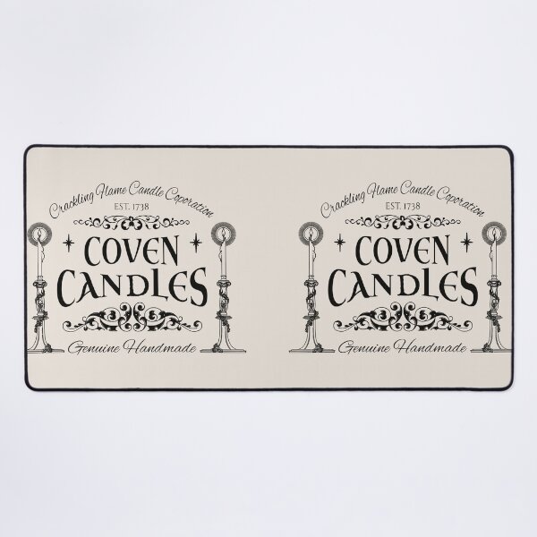 Item preview, Coven Candles, Cool Halloween Design, One Of Matching Four Cream Color designed and sold by TrulyEpoque.