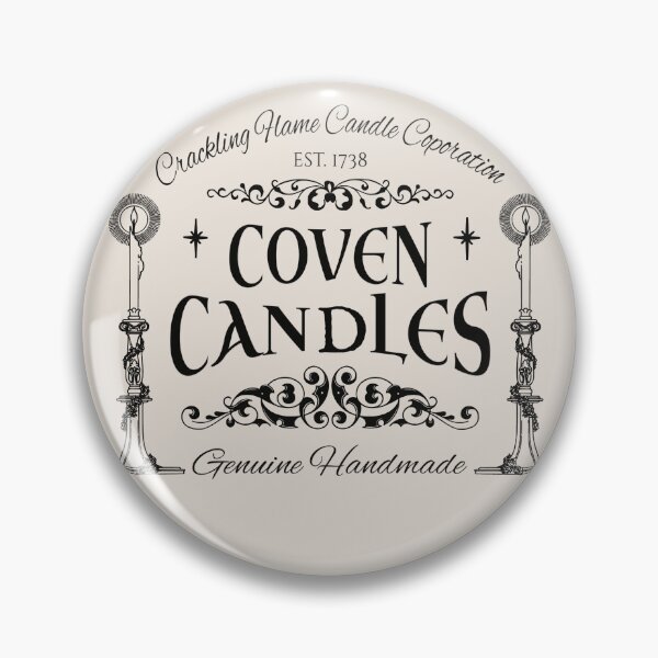 Item preview, Coven Candles, Cool Halloween Design, One Of Matching Four Cream Color designed and sold by TrulyEpoque.