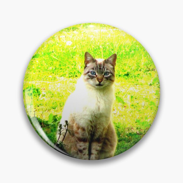 Item preview, Cat on grass designed and sold by ART22.