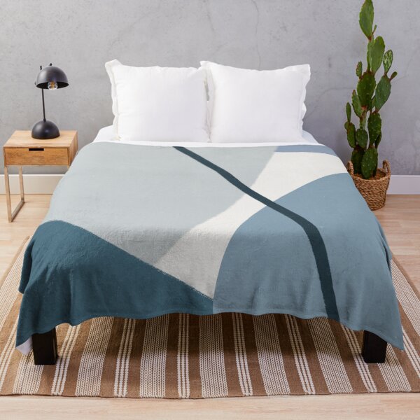 Item preview, Blue Abstract Minimalist Geometric designed and sold by trajeado14.